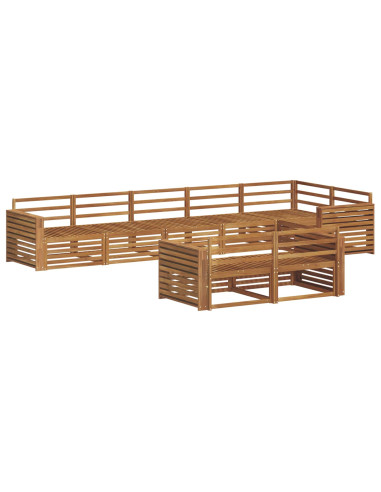 Set di divani 8 pcs Naturale