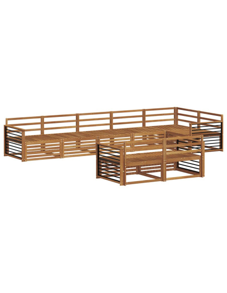 Set di divani 8 pcs Naturale