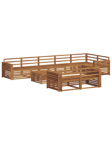 Set di divani 9 pcs Naturale
