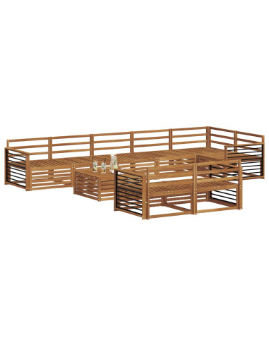 Set di divani 9 pcs Naturale