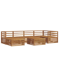 Set di divani 7 pcs Naturale 2