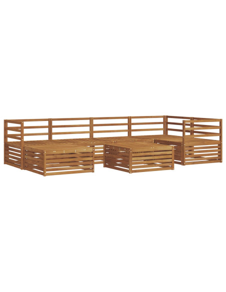 Set di divani 7 pcs Naturale