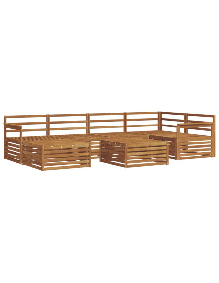 Set di divani 7 pcs Naturale