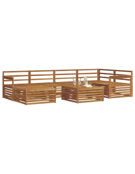 Set di divani 7 pcs Naturale
