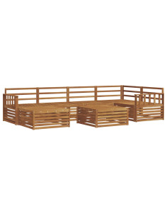 Set di divani 7 pcs Naturale 2