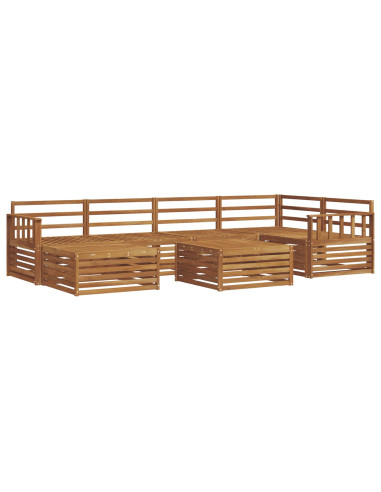 Set di divani 7 pcs Naturale