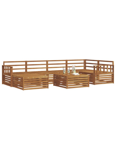 Set di divani 7 pcs Naturale
