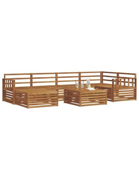 Set di divani 7 pcs Naturale