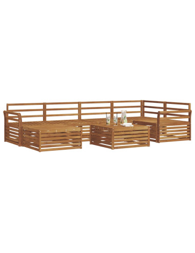 Set di divani 7 pcs Naturale