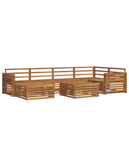 Set di divani 7 pcs Naturale