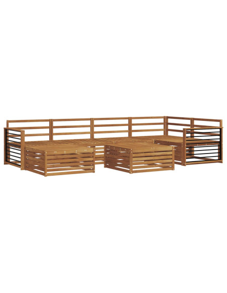 Set di divani 7 pcs Naturale
