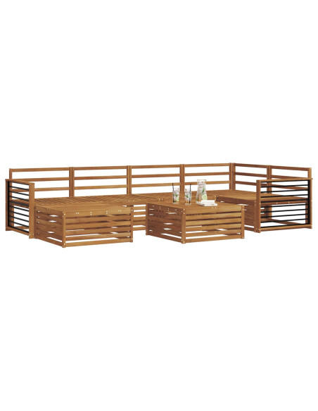 Set di divani 7 pcs Naturale