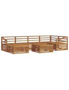 Set di divani 7 pcs Naturale 2