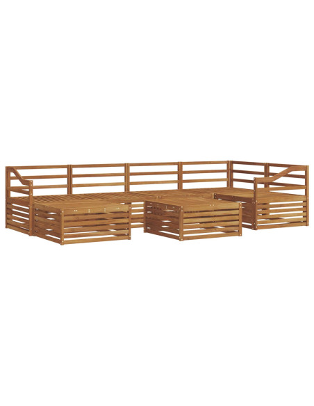 Set di divani 7 pcs Naturale