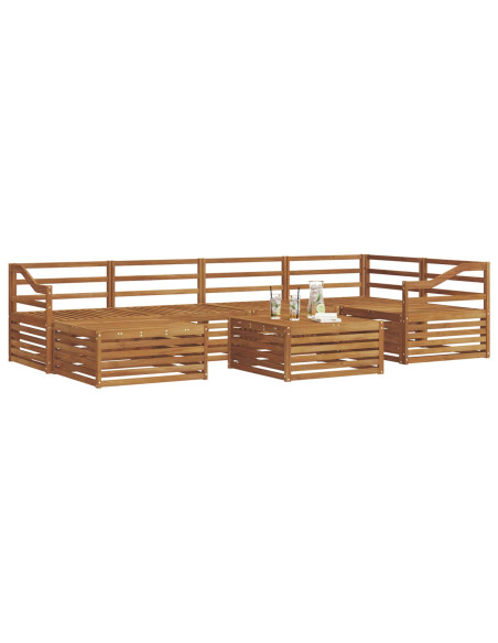 Set di divani 7 pcs Naturale