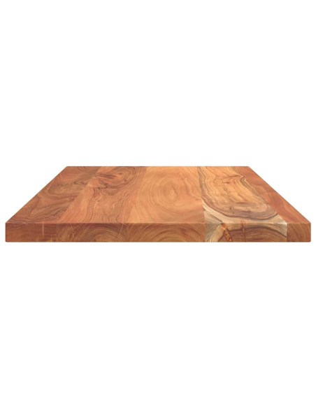 Piano Tavolo 100x70x2,5 cm Rettangolare Legno Massello Acacia