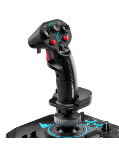 Thrustmaster Sol-R 4 HOTAS Nero USB Joystick + leva di controllo del motore Analogico/Digitale PC