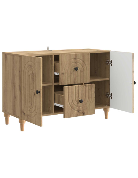 Mobile TV con cassetto Rovere Artigianale 89 x 34,5 x 60 cm