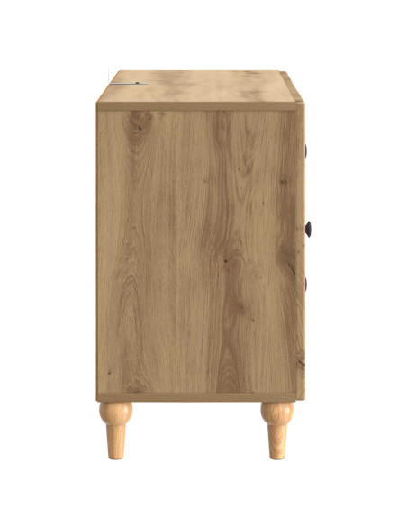 Mobile TV con cassetto Rovere Artigianale 89 x 34,5 x 60 cm