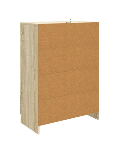 Credenza Rovere Sonoma 66 x 34,5 x 92 cm Legno ingegnerizzato