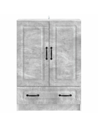 Credenza Grigio Cemento 66 x 34,5 x 92 cm Legno ingegnerizzato