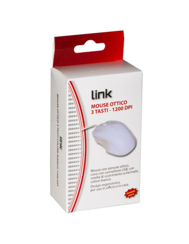 MOUSE USB COLORE BIANCO