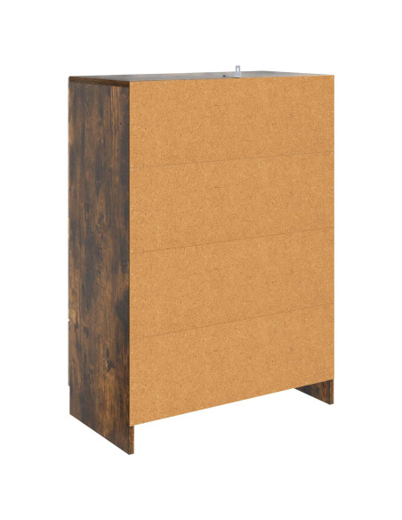 Credenza Rovere Fumo 66 x 34,5 x 92 cm Legno ingegnerizzato