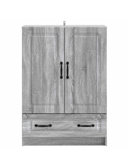 Credenza Grigio Sonoma 66 x 34,5 x 92 cm Legno ingegnerizzato