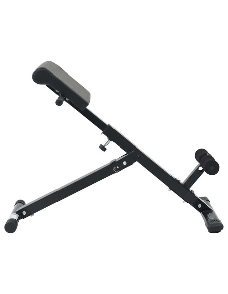 Panca per iperestensioni Nero 100.5 x 70 x 78 cm