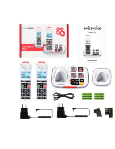 SWISSVOICE CORDLESS XTRA 2355 DUO