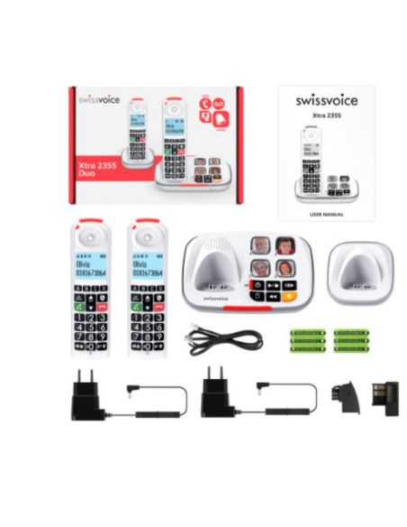 SWISSVOICE CORDLESS XTRA 2355 DUO