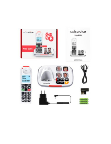 SWISSVOICE CORDLESS XTRA2355 SEGRET