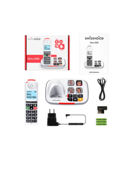 SWISSVOICE CORDLESS XTRA2355 SEGRET