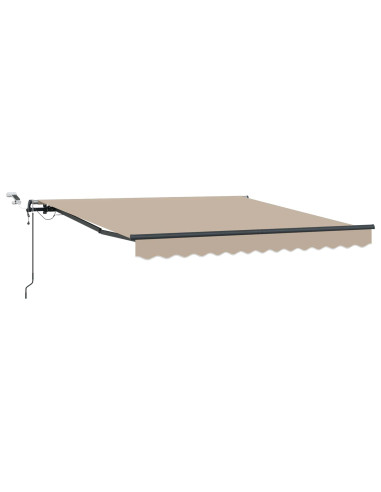 Tessuto per Tenda con Beige 300 x 250 cm Poliestere