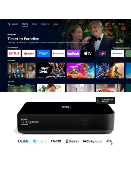 SMART BOX UP1 4K ANDROID TV T2