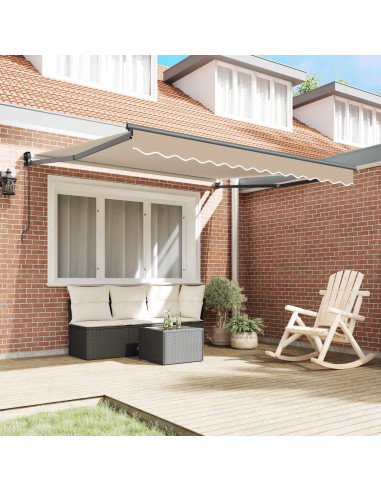 Tenda da Sole Beige 300 x 250 x 165 cm Poliestere