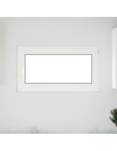 Finestra per Soffitta RISOR Bianco 110 x 60 cm PVC e Vetro