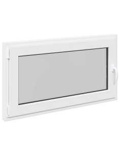Finestra per Soffitta RISOR Bianco 110 x 60 cm PVC e Vetro 2