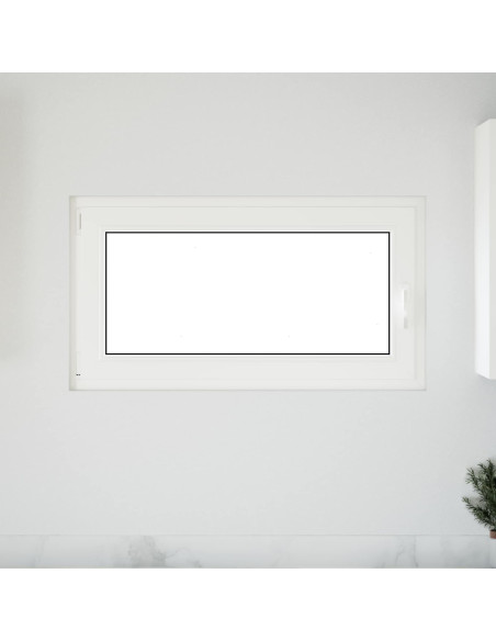 Finestra per Soffitta RISOR Bianco 110 x 60 cm PVC e Vetro