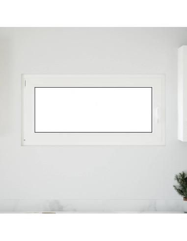 Finestra per Soffitta RISOR Bianco 120 x 60 cm PVC e Vetro