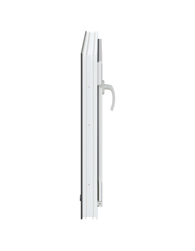 Finestra per Soffitta RISOR Antracite 80 x 60 cm PVC e Vetro