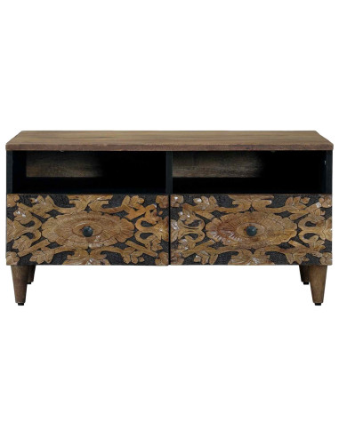 Tavolino da salotto con cassetto Marrone 80 x 54 x 40 cm