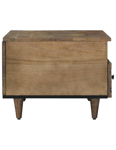 Tavolino da salotto con cassetto Marrone 80 x 54 x 40 cm