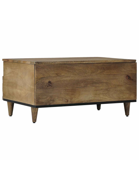 Tavolino da salotto con cassetto Marrone 80 x 54 x 40 cm