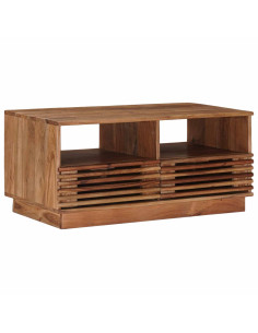 Tavolino da salotto con cassetto Naturale 85 x 45,5 x 40 cm 2