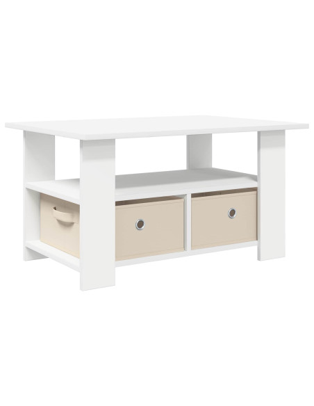 Tavolino da salotto Bianco 77 x 55 x 42 cm Legno multistrato