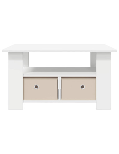 Tavolino da salotto Bianco 77 x 55 x 42 cm Legno multistrato