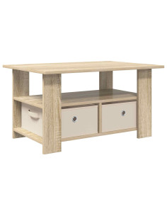 Tavolino da salotto con cassetto Rovere Sonoma 77 x 55 x 42 cm 2