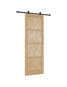Porta scorrevole ORKDAL Naturale 83 x 232 cm 2