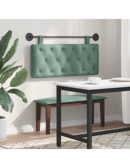 Testata appesa Verde Mare 110 x 55 x 7 cm Velluto